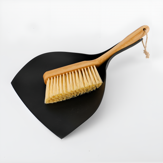 Dustpan with broom